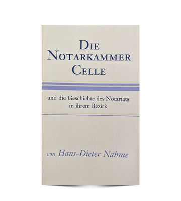 Buch über die Notarkammer Celle